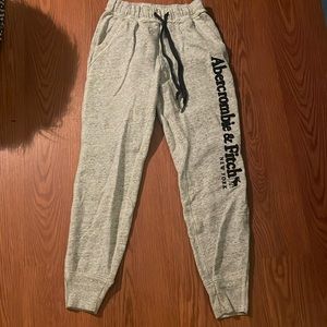 Abercrombie & Fitch women’s grey joggers